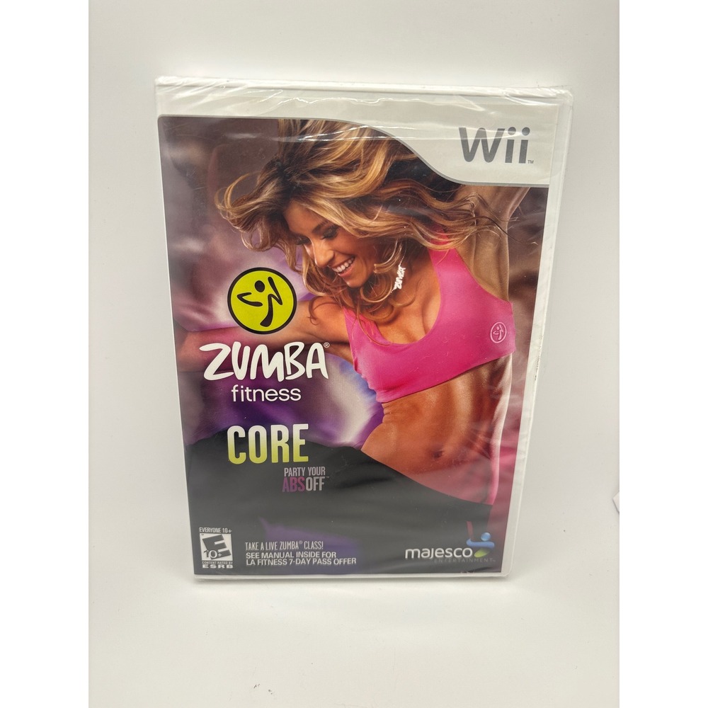 Zumba Fitness Core Nintendo Wii Game New Sealed with Fitness Belt Majesco